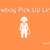 Cowboy Pick Up Lines