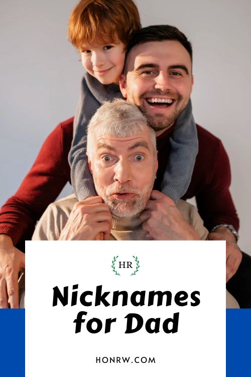 Nicknames for Dad